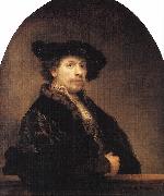 REMBRANDT Harmenszoon van Rijn Self-Portrait  stwt oil painting